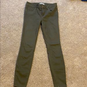 Loft olive green legging/jegging. Worn once